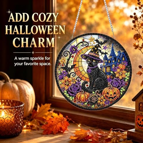 Halloween Hanging Diamond Art Kits for Adult Diamond Painting Kit Pendant