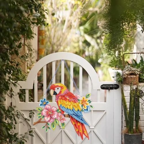 ARPADAMO Bird Diamond Art Kits for Adults, Acrylic Hanging Suncatcher
