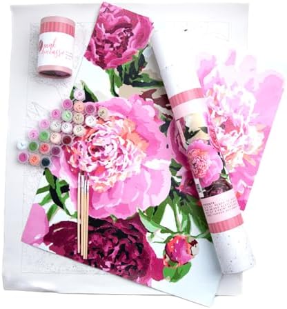 Pink Picasso Paint by Number Kit, for Adults & Teens,16x20, Magic Magenta