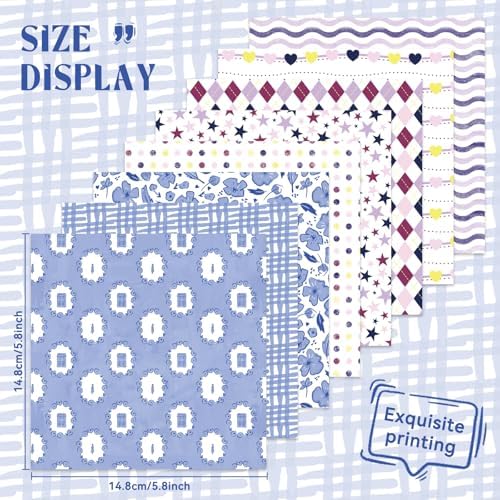 Bomichi 16 Sheets Scrapbook Paper, Vintage Decorative Scrapbook Supplies for Junk Journal Card Making Picture Art Collage DIY 6x6 inches, Plants theme