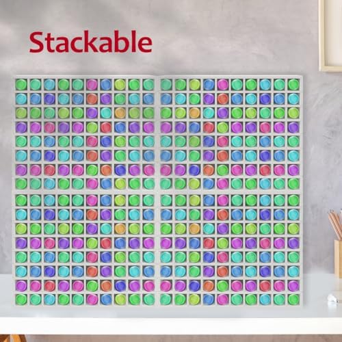 80 Grids Paint Organizer, Wall Mountable Craft Paint Storage Rack