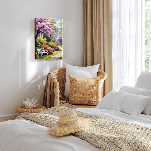 JOOZ 5D Landscape Diamond Painting Kits for Adults with Frame, 8x12 Inch