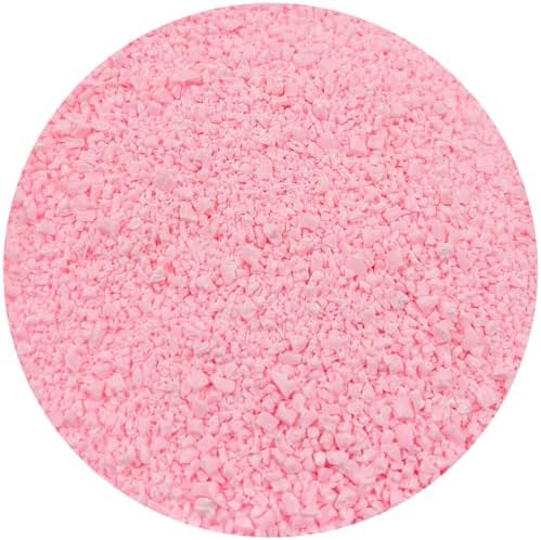 100G Crushed Fake Sprinkles Irregular Polymer Clay Slices Resin Sprinkles Fake CandyClay Sprinkles Nail Art Slices Polymer Sprinkles for Nail Art DIY Phone Case Crafts(14-Light Pink)