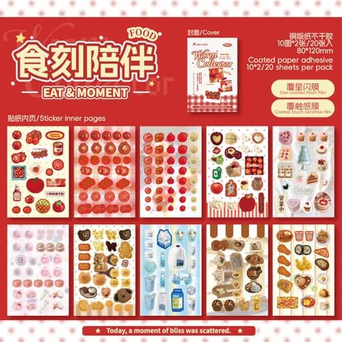 786 Pcs 90s Retro Holographic Japanese City Pop Sticker Book