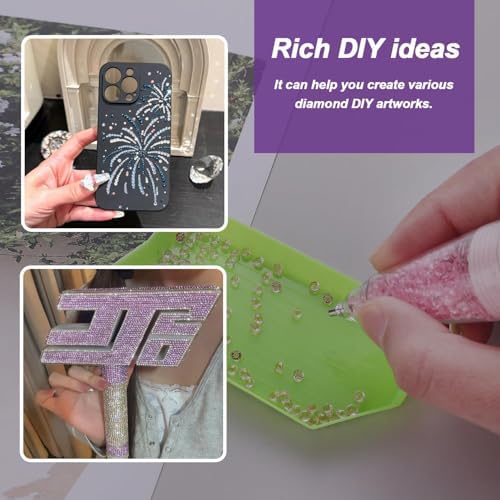 3 PCS Diamond Art Pens, Flower Pot-Shaped Drill Pen Tools and Accessories