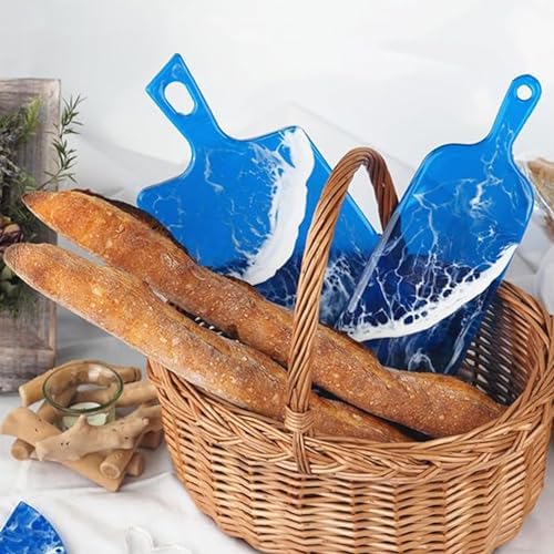 Cheese Board Epoxy Resin Mold with Handles 13 inch Paddle