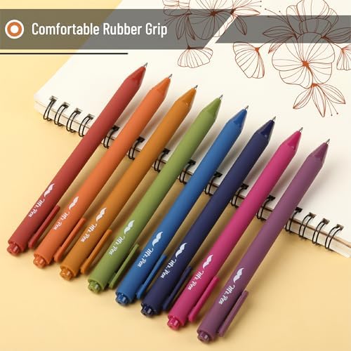 Mr. Pen- Retractable Gel Pens, 8 Pack, Unique Vintage Color Ink