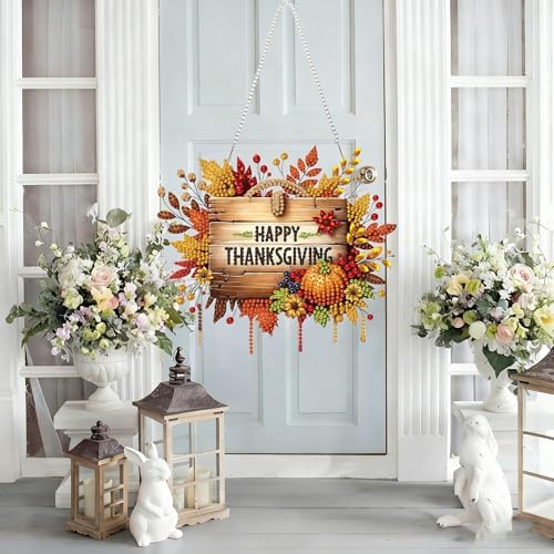Fall Diamond Art Kits for Adults Thanksgiving Pumpkins