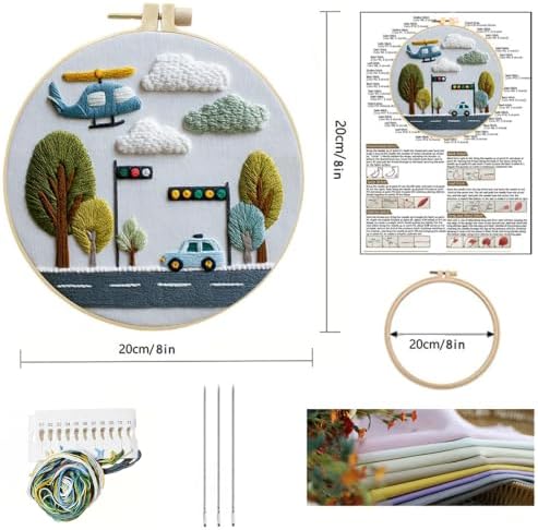 Embroidery Kit for Adult Craft Lovers, Embroidery DIY Starter Kit