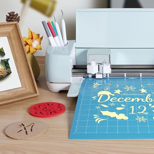 REALIKE Variety Cutting Mat Compatible with Cricut Maker 4/Maker 3/Maker/Explore 4/3/Air 2/Air, StandardGrip/LightGrip/StrongGrip/FabricGrip Multiple Adhesive 12x12 inch Cut Mats for 5 Pack