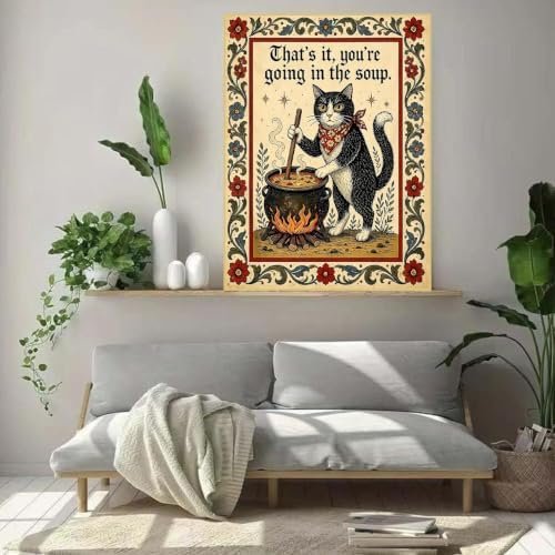Medieval Cat Diamond Art Kits for Adult diamond painting kits for adults