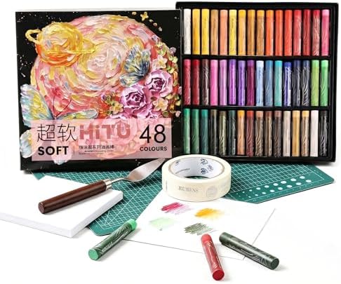 rubens 81 PCS Soft Oil Pastels Kit for Beginner Drawing