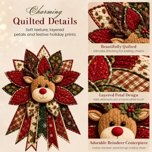 Daily Partner Quilted Christmas Door Hanging DIY Sewing Kit (C)