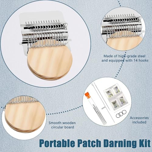 XPFXPF Knit Patch PatchMaker 2.0 Kit, Mini Darning Loom