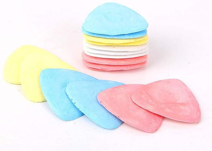 OZXTYO Triangle Tailors Chalk 10Pcs,Sewing Fabric Chalk | Fabric Markers for Quilting,Sewing Supplies Accessories