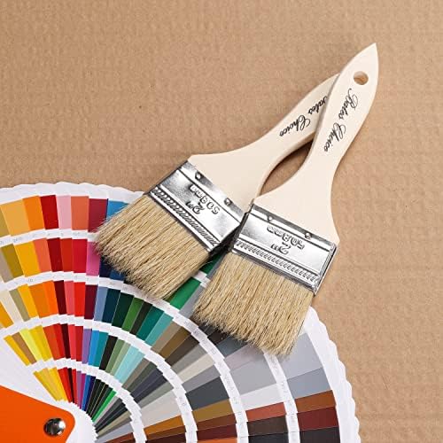 Bates- Chip Paint Brushes, 2 Inch, 48 Pack, Chip Brush, Brushes for Painting, Paint Brushes, Stain Brushes for Wood, Natural Bristle Paint Brush, 2 Inch Paint Brush, Chip Paint Brushes for Paint