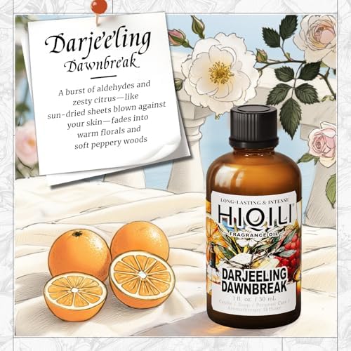 HIQILI Darjeeling Dawnbreak Fragrance Oil, Woody for Perfume - 1 Fl Oz