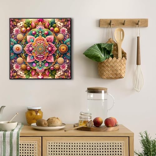 EIBEILI Diamond Art Kits for Adults Mandala Flower Diamond Painting Kits