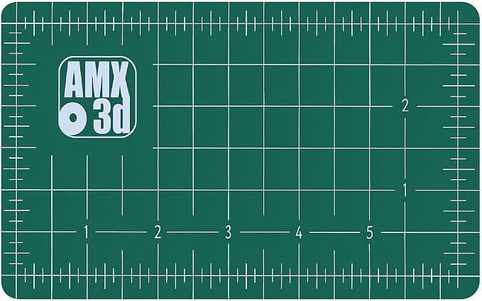 Self-Healing Cutting Mat 3.5 x 5 inch Double-Sided Gridded Surface for Arts, Crafts and Sewing - Pack of 3