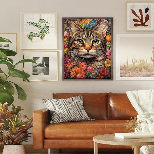 xackcme Paint by Numbers for Adults Cat - Cat Paint by Number on Canvas