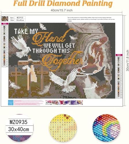 Diamond Art Kits for Adults, Religious Diamond Art Painting Kits for Adults