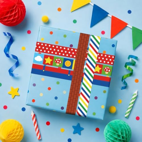 Video Game Washi Tape - 12 Rolls Cartoon Pixel Decorative Tape Set