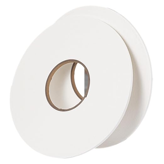 Tatuo 2 Rolls Double Sided Foam Tape for Mounting,1/4 Inch by 66 Feet,White