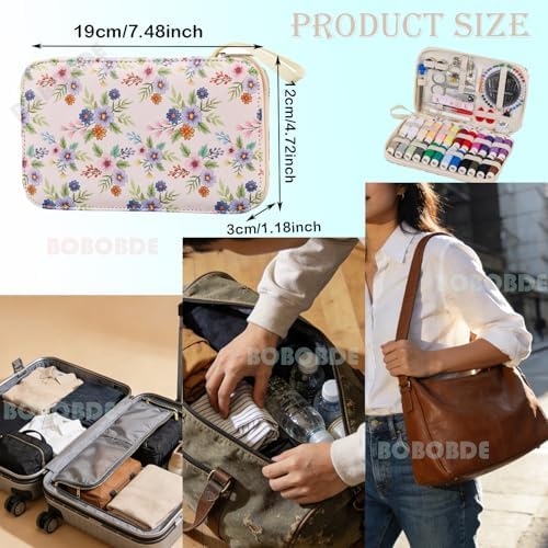 Bobode Cute Travel Sewing Kit for Adults,Beginners and Emergency