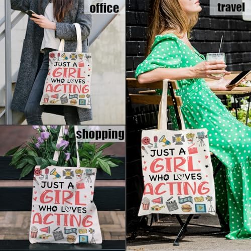 Canvas Tote Bag Gifts for Women Music Dance Sewing Lovers, Double-Sided Print Bags