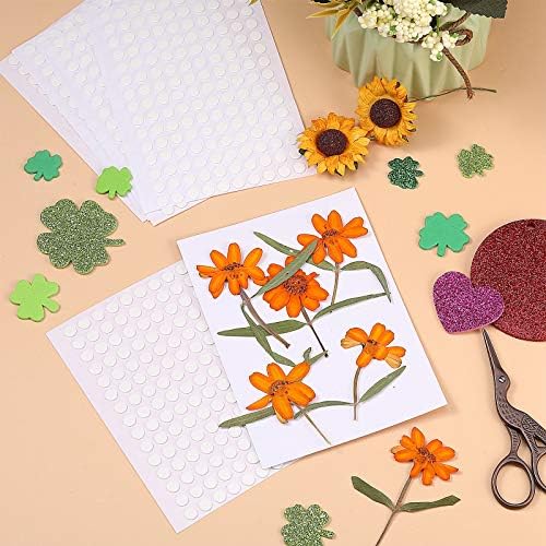 Zonon 1000 Pcs Double Sided Adhesive Dots Clear Glue Point Tape Stickers Balloon Glue Round Mini No Traces Adhesive Sticker Dot Sticker for Classroom Decor Craft DIY Office (0.79 Inch/ 20 mm)