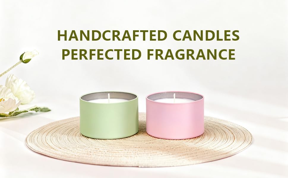 Aroparc Complete Candle Making Kit for Adults, Complete Candle DIY for Beginner - Soy Wax, Scent, Pouring Pot, Wicks and Stickers, Tins, and More