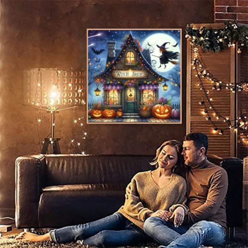 Halloween Diamond Art Kits for Adults,Diamond Painting Kits for Beginner 5D