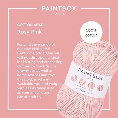 Paintbox Yarns 100% Cotton Aran Yarn 1.76oz / 50g, 93yds / 85m
