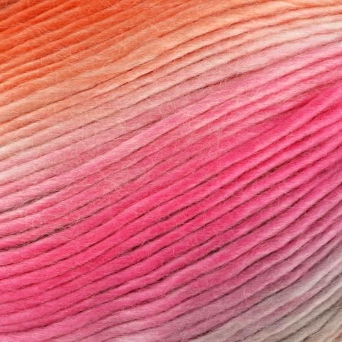 Loops & Threads Facets Yarn - Yarn for Knitting, Crochet, Weaving, and Arts & Crafts - Lollipop, Acrylic, 3.5 oz