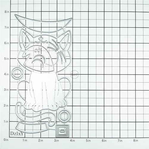 Patchwork Animal Cat Metal Cutting Dies for Card Making