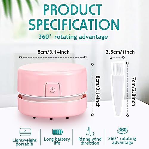 Honoson 2 Pcs Diamond Painting Tool Cleaner for Diamonds, Pink
