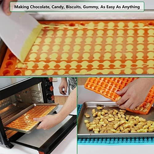 Cat Treat Molds, 112 Cavities Mini Fish Shape Silicone Mold