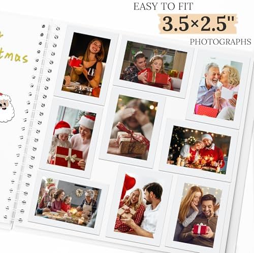 Scrapbook Photo Album 10"x10" 50 Sheets 100 Pages Hardcover Kraft Paper