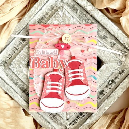 Patchwork Shoes Metal Cutting Dies for Card Making