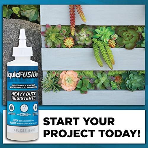 Aleene's Liquid Fusion Heavy-Duty Glue 4 fl oz, Maximum Strength, NonToxic & Dries Clear, Ideal for Rhinestone Crafts, Diamond Art, Glitter