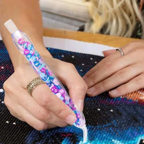 Praise V Do Diamond Art Painting Accessories Tool Kit Drill Pen for Adult, 5D Diamond Painting Drill Pen Stylus Tips Placers Heads Constellation
