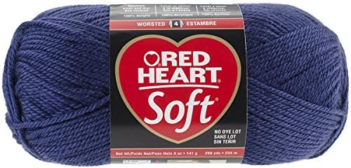 Red Heart Soft Yarn, Navy