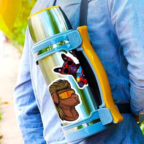 DothRayan Dog Stickers, 100 Pcs Fun Dog Waterproof Vinyl Stickers for Water Bottle, Laptop, Phone, Skateboard Stickers for Kids Teens Girls Adults