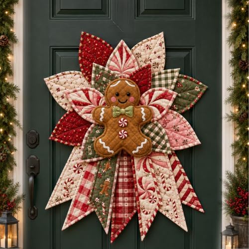 Daily Partner Quilted Christmas Door Hanging DIY Sewing Kit (F)
