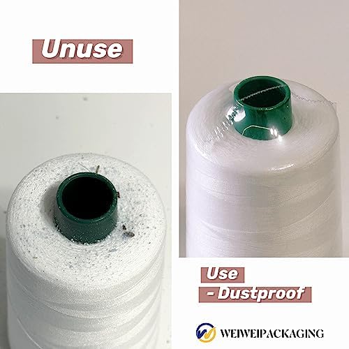 Weiwei - 500 PCS 5x8 inch PVC Shrink Wrap Bags Odorless 100 Gauge for Soap, Case, Bath Bomb