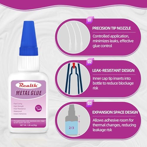 Super Glue for Metal 30g Clear CA Adhesive Fast Drying
