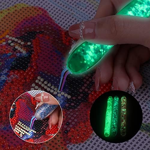 DoreenBow 13Pcs Diamond Art Tools Glow in The Dark Diamond Art Accessories