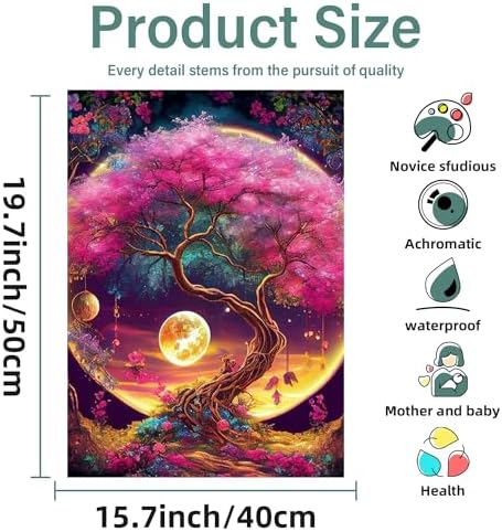 Tree of Life Paint by Numbers Kit for Adults Paint by Number for Adults
