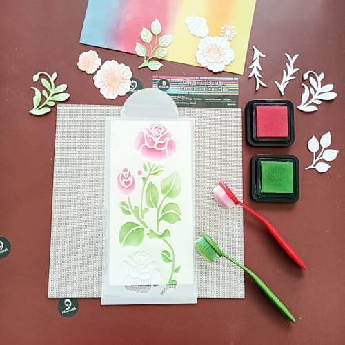 Alinacutle 1pc 9.2in x 9.2in Sticky Mat Stencil Stick Pad Multi-Use Non-Slip Sticky Mats for DIY Art Card Making Hold Your Cards Tock in Place, Easy to Clean Reusable