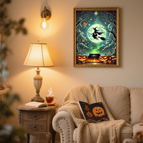 Axquilon Halloween Diamond Art Kits for Adults 12x16 inch